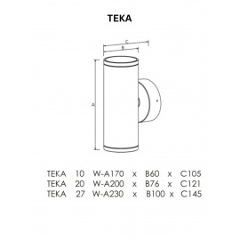 TEKA Applique Exterieur