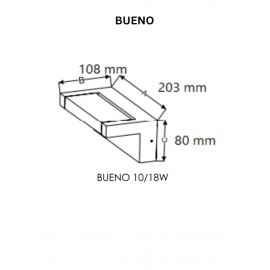 BUENO Applique Exterieur