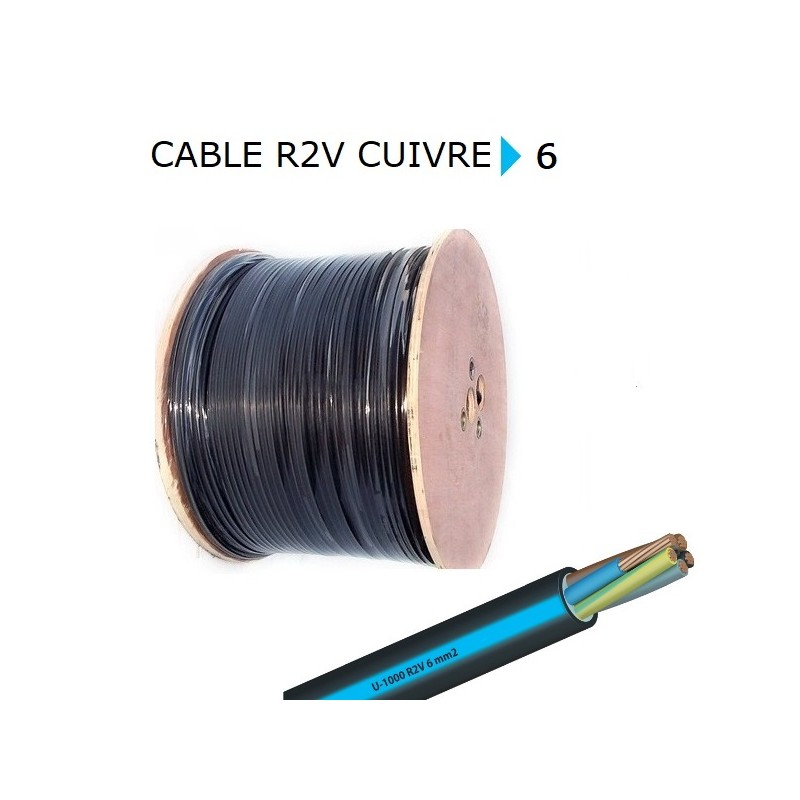 CABLE CUIVRE R2V 3G6
