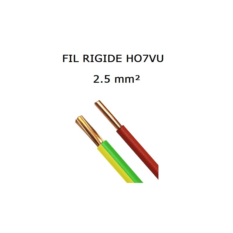 FIL RIGIDE H07VU 2,5