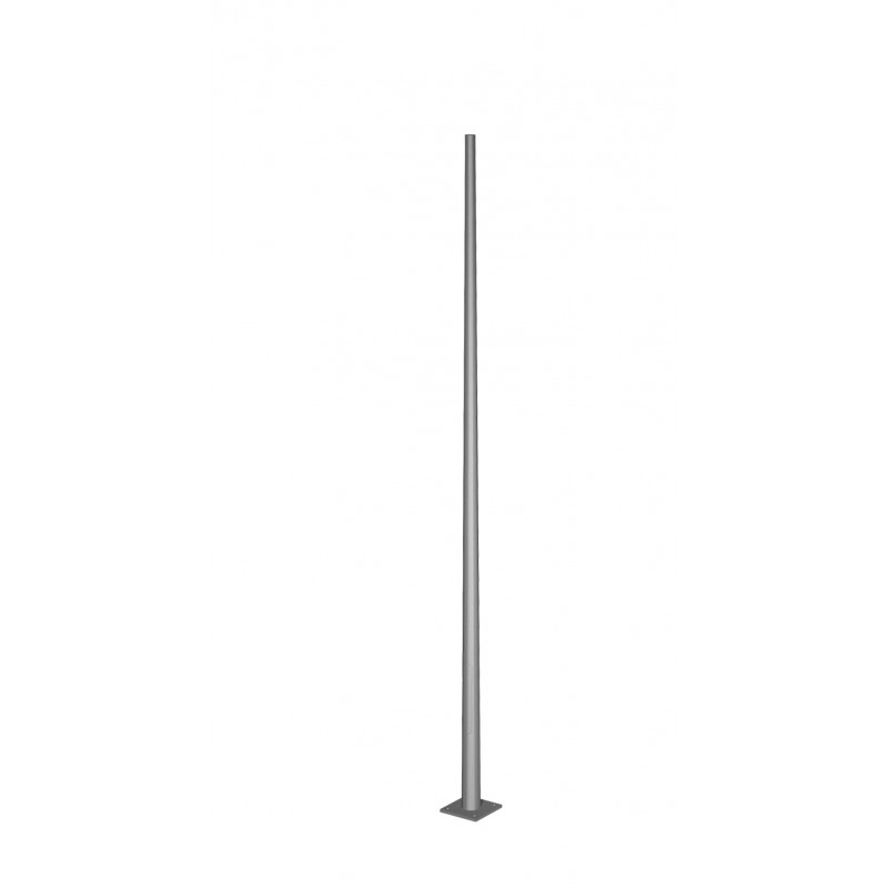 Mat acier galvanise candelabre cylindro conique CONICA 20000 6m embout 60mm