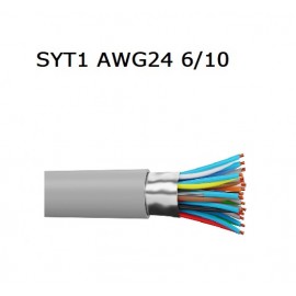 Cable telephonique SYT1 5 paires AWG24 GRIS (5 paires 6/10)