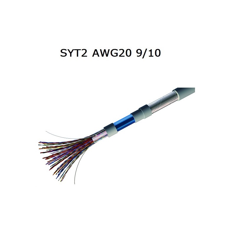 Cable telephonique SYT2 30 paires AGW20 GRIS (30 paires 9/10)