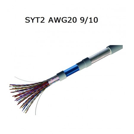 Cable telephonique SYT2 56 paires AWG20 GRIS (56 paires 9/10)
