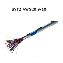 Cable telephonique SYT2 2 paires AWG20 GRIS (2 paires 9/10)