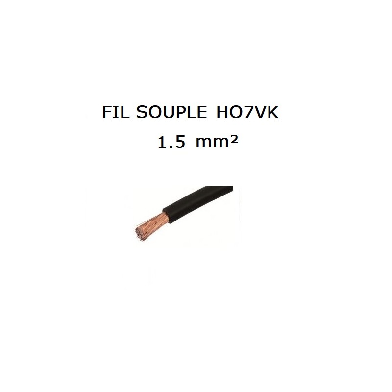 FIL SOUPLE HO5VK 1,5