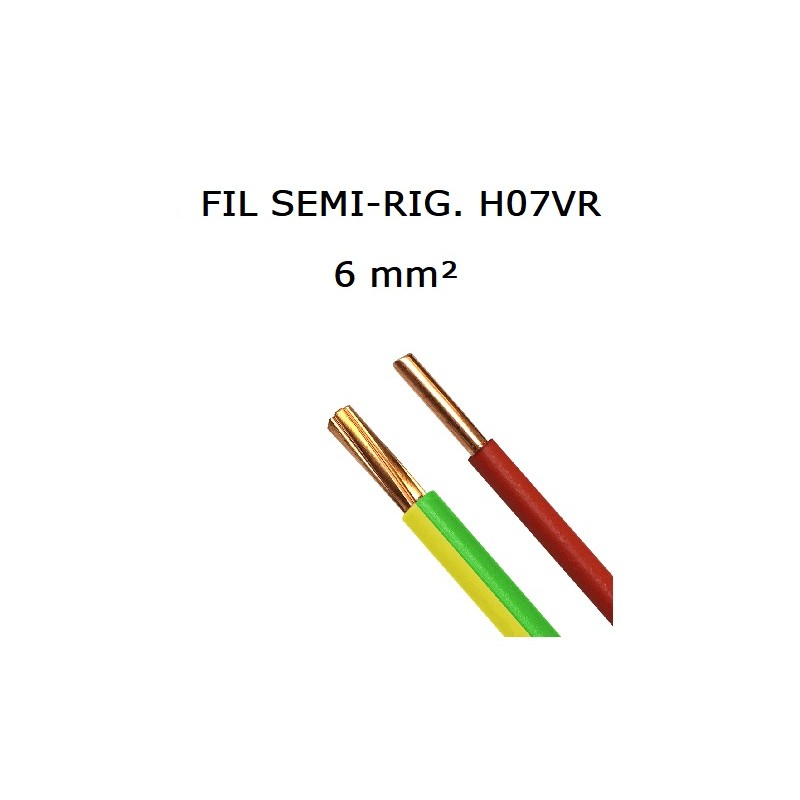 FIL SEMI-RIGIDE HO7VR 6