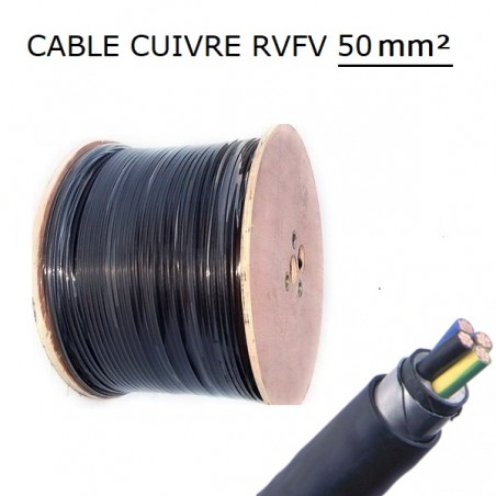 CABLE CUIVRE RVFV 4X50