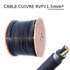 CABLE CUIVRE RVFV 5G1,5