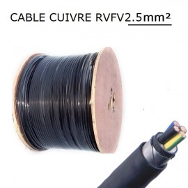 CABLE CUIVRE RVFV 4G2,5