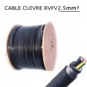 CABLE CUIVRE RVFV 3G2,5