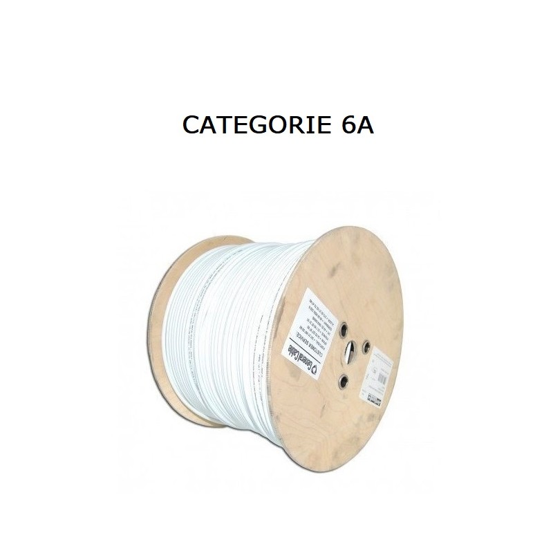 CABLE F/FTP 2x4P CAT6a 500