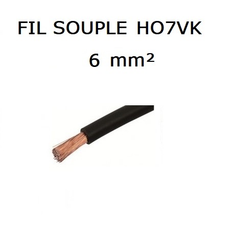 FIL SOUPLE HO5VK 6