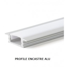 PROFIL ALU ENCASTRE 22*6 BARRE 2 ML