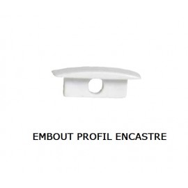 EMBOUT POUR PROFILE ALU ENCASTRE