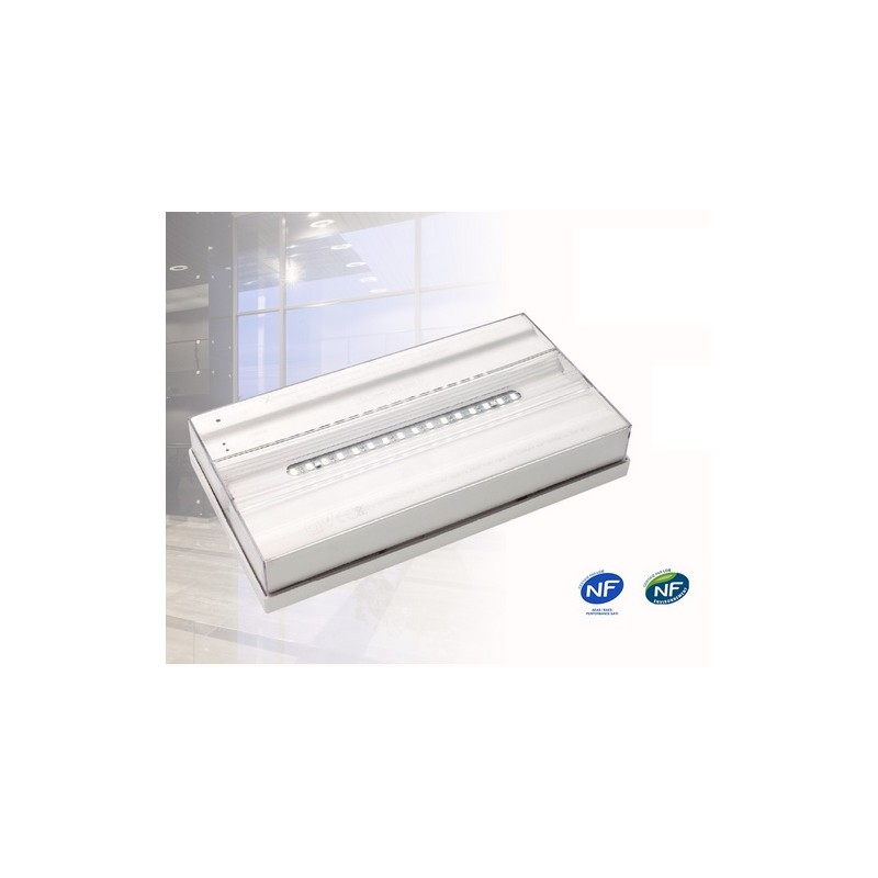 BLOC SS-60 SMART LED 60lm IP42/IK04 livré avec Etiquettes, certifié NF et NF Environnement