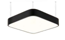 Lustre Suspension Moderne FORCE – Design Carré en Métal Noir ou Blanc pour Salon & Bureau